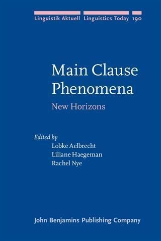 Produktbild: Main Clause Phenomena
