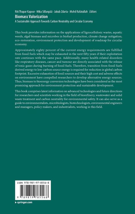Produktbild: Biomass Valorization