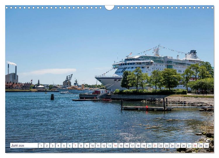 Produktbild: Sommer in Kopenhagen (Wandkalender 2026 DIN A3 quer), CALVENDO Monatskalender