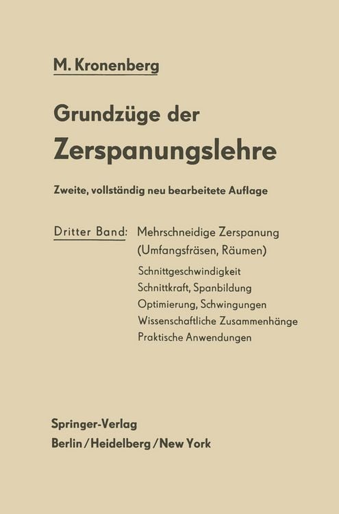 Produktbild: Grundz&uuml;ge der Zerspanungslehre