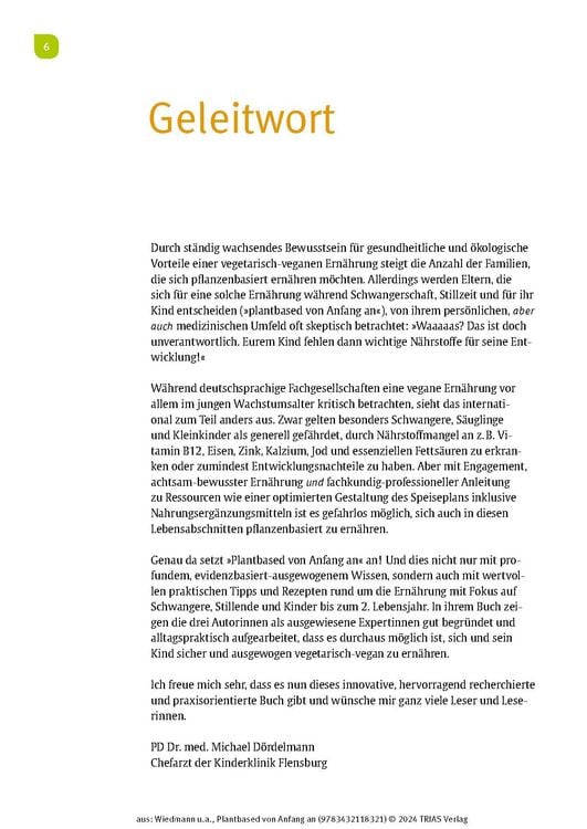 Produktbild: Plantbased von Anfang an: Baby & Kleinkind, Schwangerschaft & Stillzeit