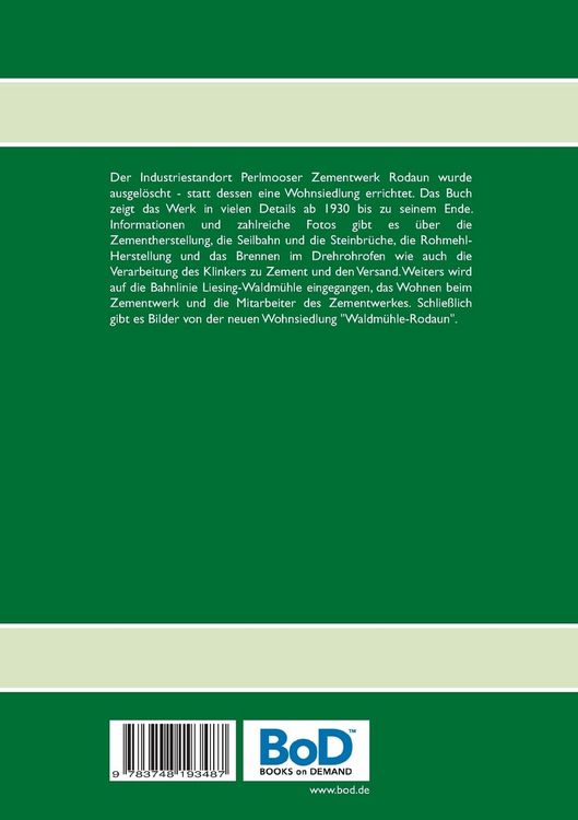 Produktbild: Das Perlmooser Zementwerk Rodaun