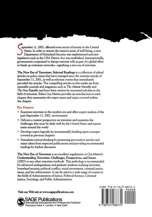 Produktbild: The New Era of Terrorism