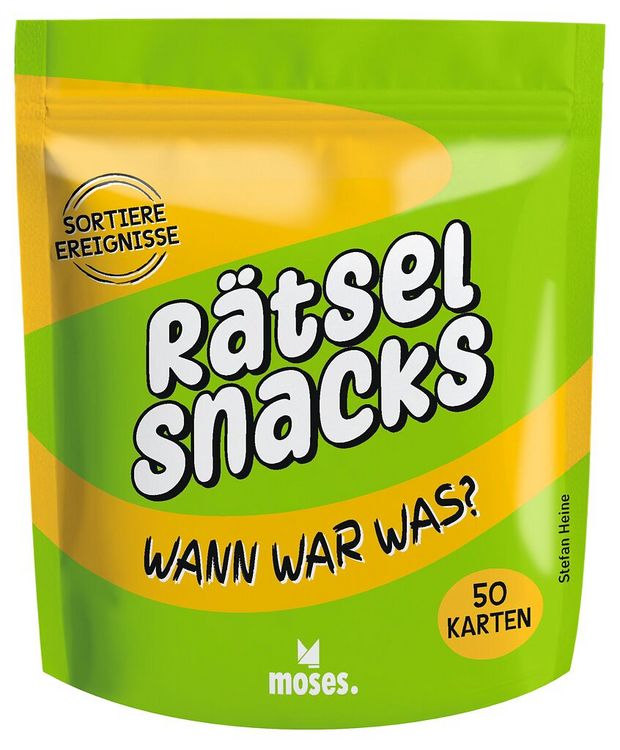 Produktbild: R&auml;tsel Snacks Wann war was?
