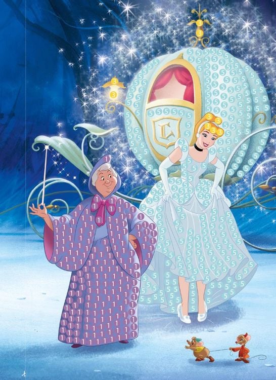 Produktbild: Disney Prinzessin Diamond Painting I Malen mit Glitzersteinen