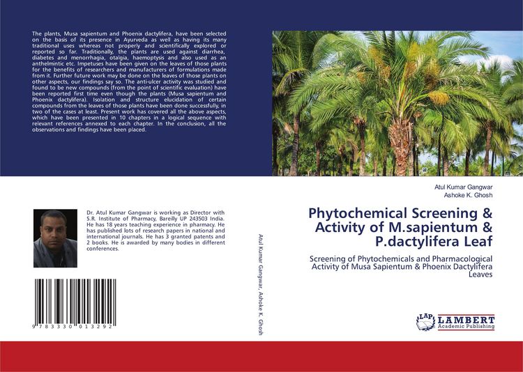 Produktbild: Phytochemical Screening & Activity of M.sapientum & P.dactylifera Leaf