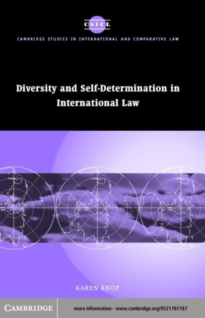 Produktbild: Diversity and Self-Determination in International Law