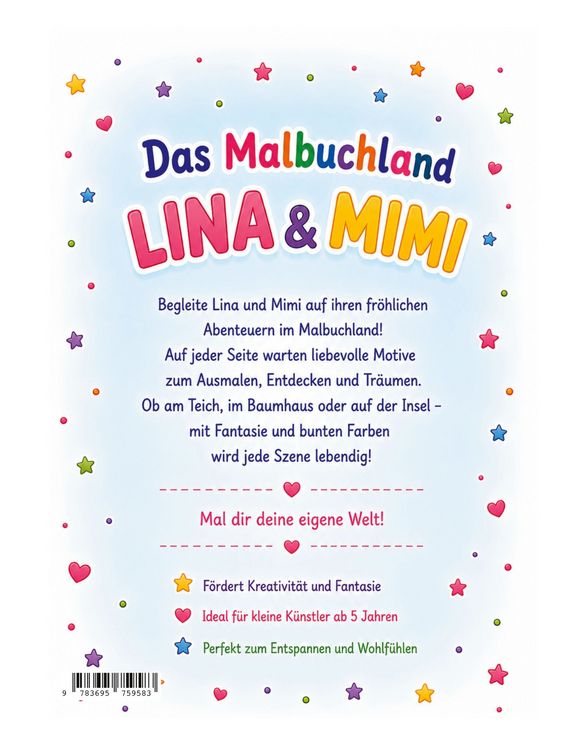 Produktbild: Ich bin ein Malbuch Lina & Mimi