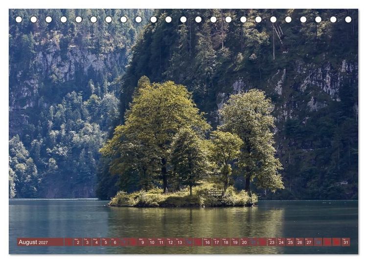 Produktbild: Bavaria.The Allgaeu and the Koenigssse (Desk Calendar 2027 DIN A5 landscape), CALVENDO 12 Month DeskCalendar