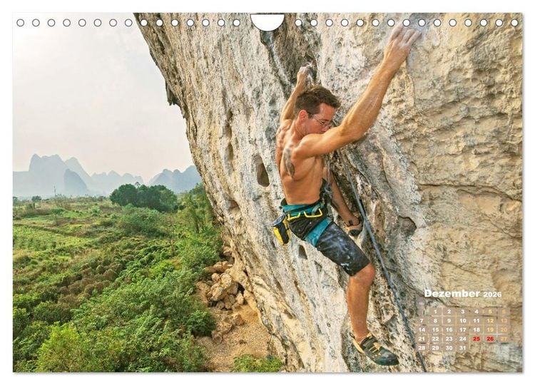 Produktbild: Bouldern: Klettern extrem (Wandkalender 2026 DIN A4 quer), CALVENDO Monatskalender