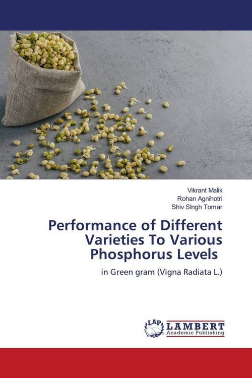 Produktbild: Performance of Different Varieties To Various Phosphorus Levels