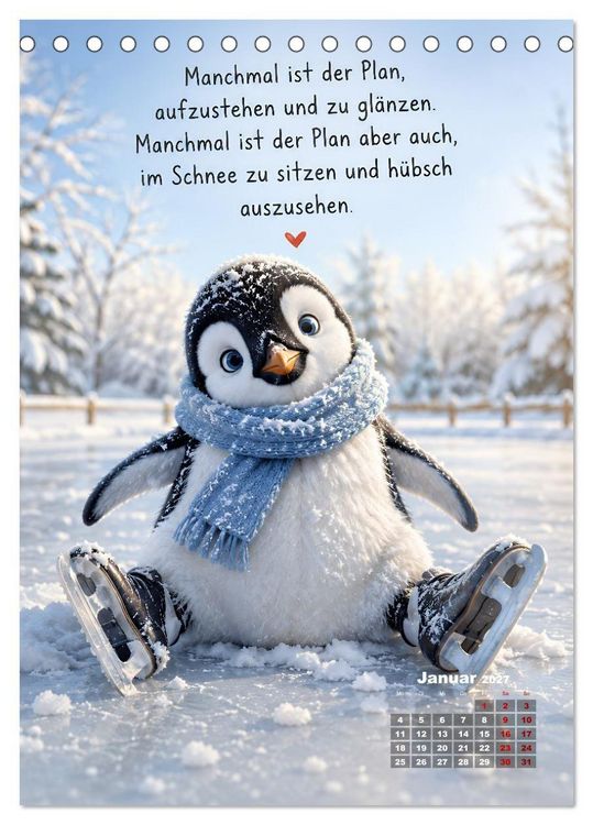 Produktbild: Oscar - Lachen ist die beste Jahreszeit (Tischkalender 2027 DIN A5 hoch), CALVENDO Monatskalender