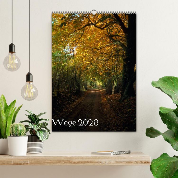 Produktbild: Wege 2026 (Wandkalender 2026 DIN A2 hoch), CALVENDO Monatskalender