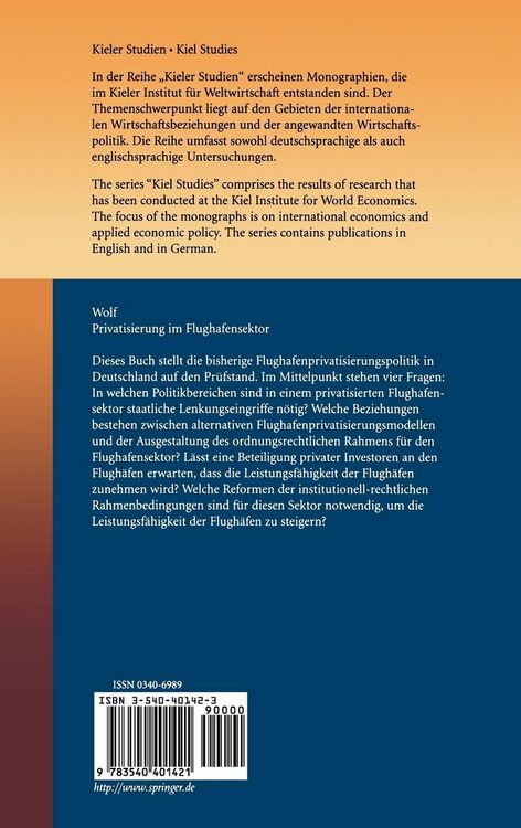 Produktbild: Privatisierung im Flughafensektor