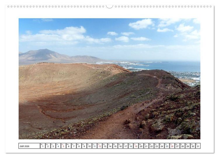 Produktbild: Lanzarote - Playa Blanca (Wandkalender 2026 DIN A2 quer), CALVENDO Monatskalender