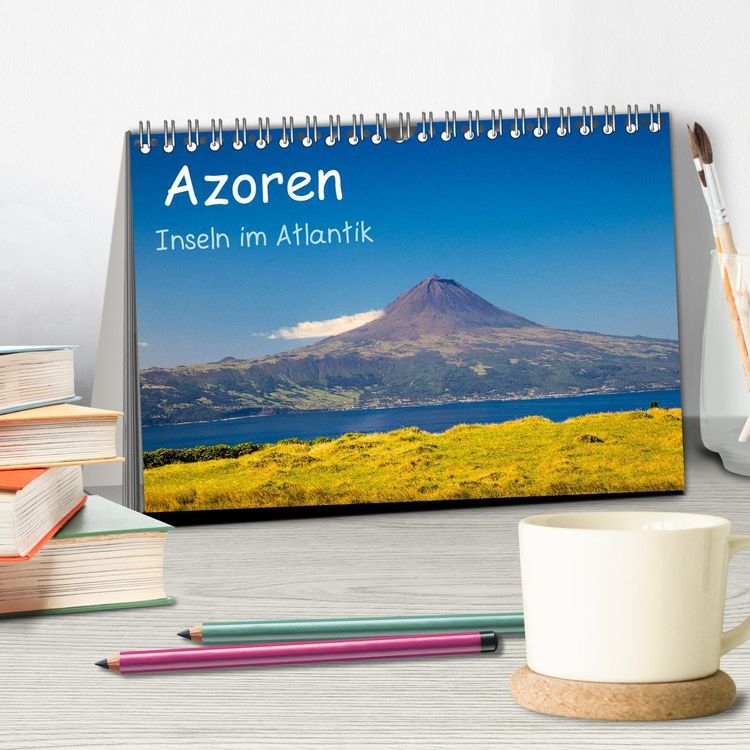 Produktbild: Azoren - Inseln im Atlantik (Tischkalender 2026 DIN A5 quer), CALVENDO Monatskalender