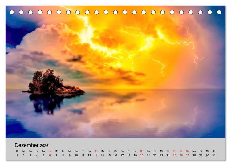 Produktbild: Am Meer. Sehnsucht Wasser (Tischkalender 2026 DIN A5 quer), CALVENDO Monatskalender