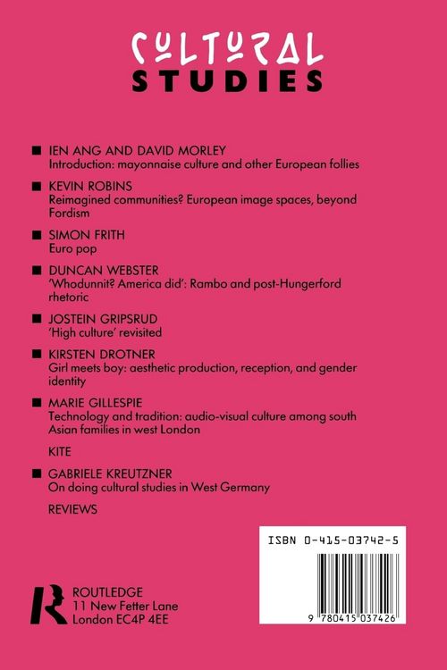 Produktbild: Cultural Studies