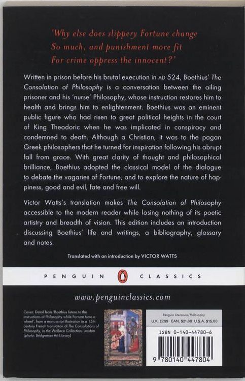 Produktbild: The Consolation of Philosophy