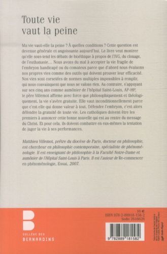 Produktbild: Toute vie vaut la peine