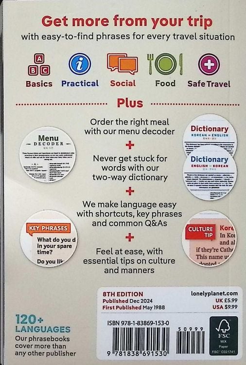 Produktbild: Korean Phrasebook & Dictionary