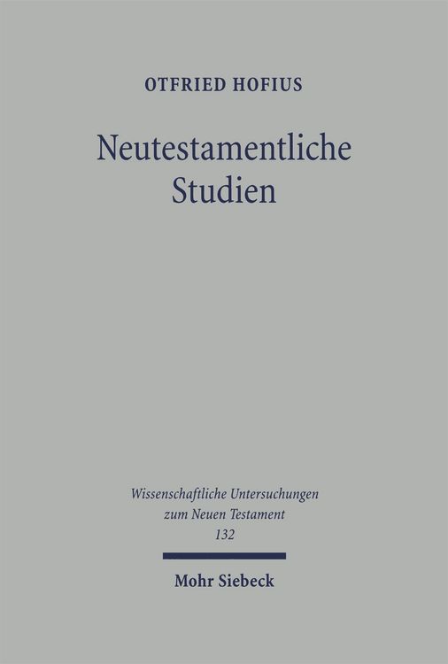 Produktbild: Neutestamentliche Studien