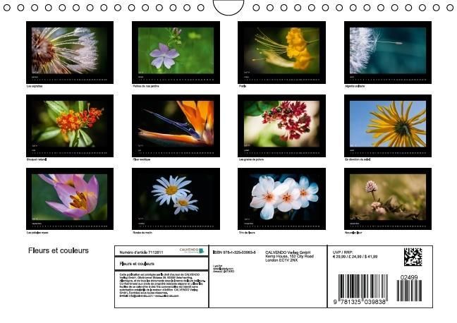 Produktbild: Liatard, A: Fleurs et couleurs (Calendrier mural Calendrier