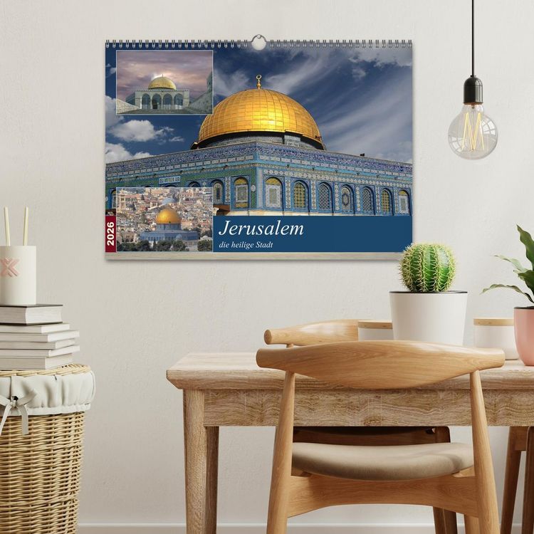 Produktbild: Jerusalem, die heilige Stadt (Wandkalender 2026 DIN A3 quer), CALVENDO Monatskalender