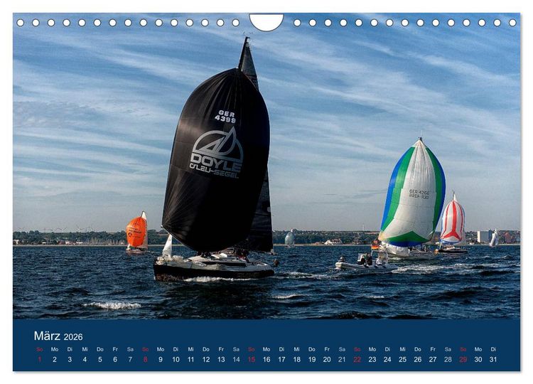 Produktbild: Segelregatta (Wandkalender 2026 DIN A4 quer), CALVENDO Monatskalender