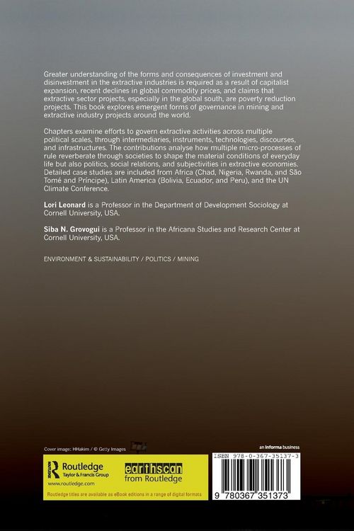 Produktbild: Governance in the Extractive Industries