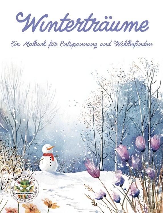 Produktbild: Winterträume - Ein Malbuch für Entspannung und Wohlbefinden