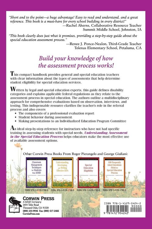 Produktbild: Understanding Assessment in the Special Education Process