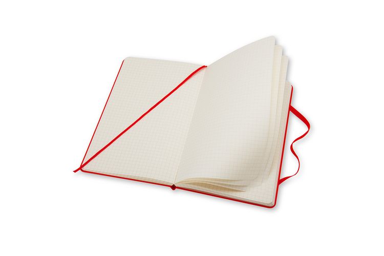 Produktbild: Moleskine Notizbuch, Large/A5, Kariert, Fester Einband, Rot