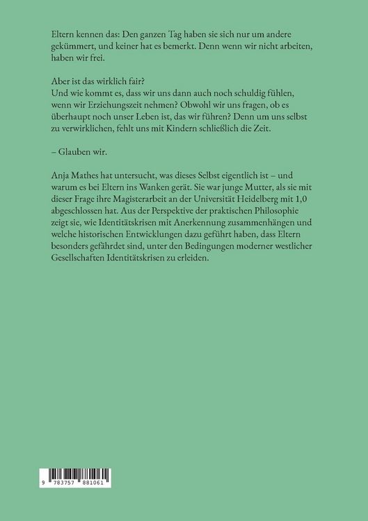 Produktbild: Eltern zwischen Selbstsein und Entfremdung