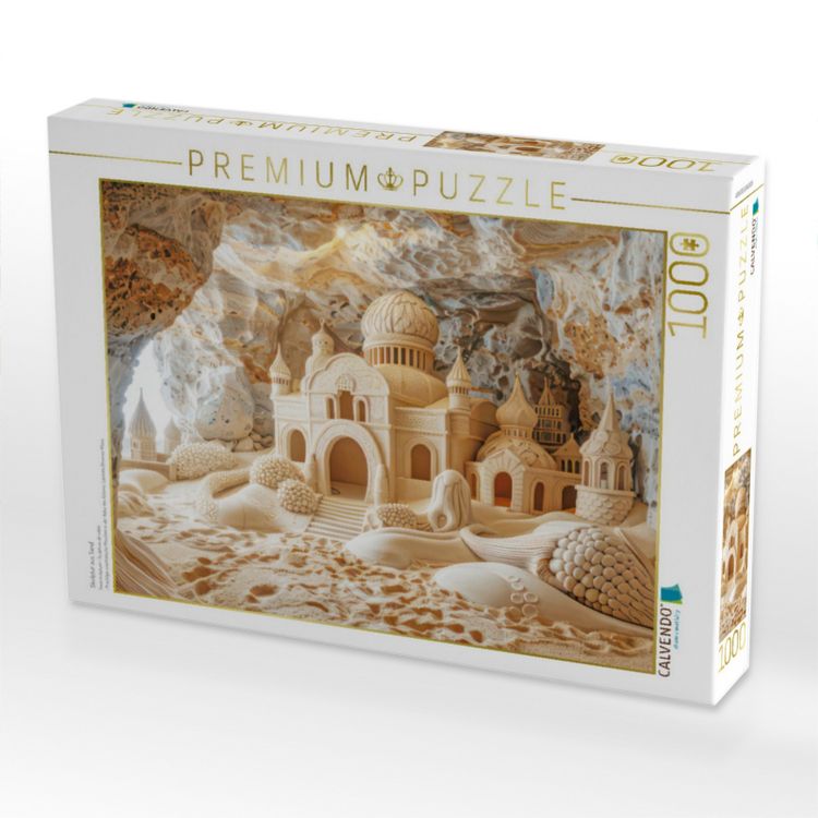 Produktbild: CALVENDO Puzzle Skulptur aus Sand | 1000 Teile Lege-Gr&ouml;&szlig;e 64x48cm Foto-Puzzle f&uuml;r gl&uuml;ckliche Stunden