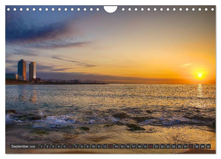 Produktbild: Metropole Barcelona (Wandkalender 2026 DIN A4 quer), CALVENDO Monatskalender