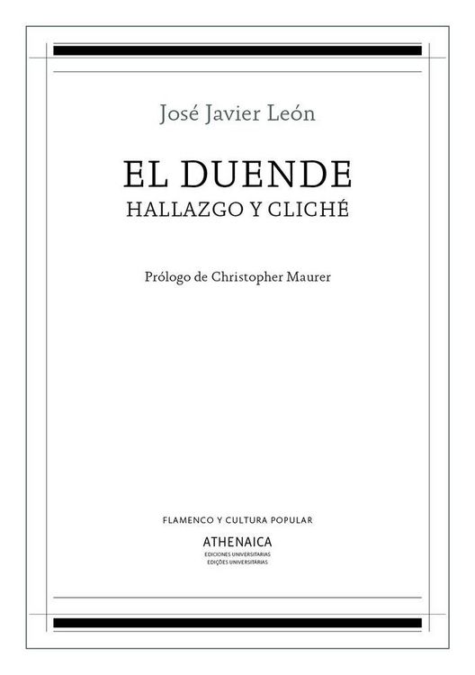 Produktbild: El duende, hallazgo y clich&eacute;