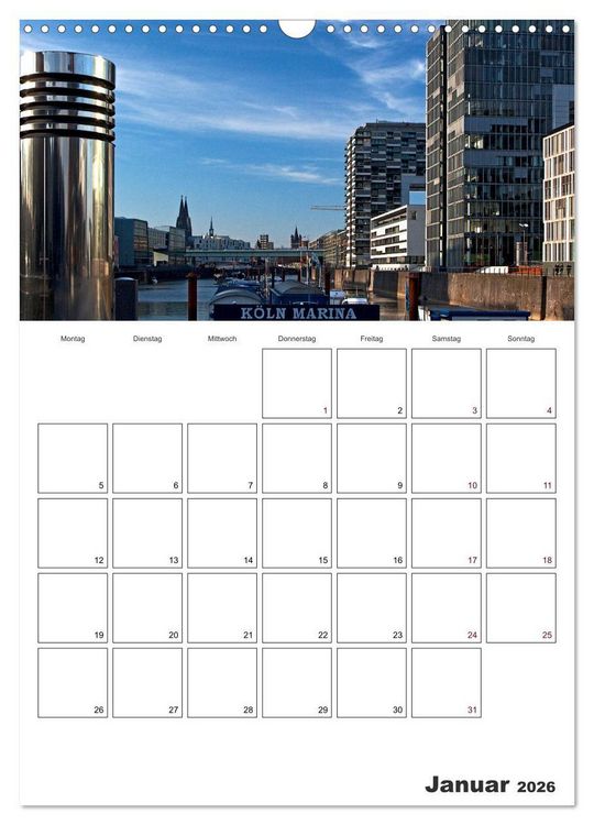 Produktbild: K&Ouml;LN - Pure Lebenslust (Wandkalender 2026 DIN A3 hoch), CALVENDO Monatskalender