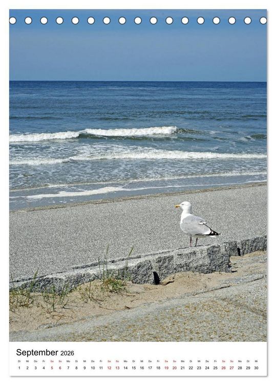Produktbild: Norderney - Inselliebe (Tischkalender 2026 DIN A5 hoch), CALVENDO Monatskalender