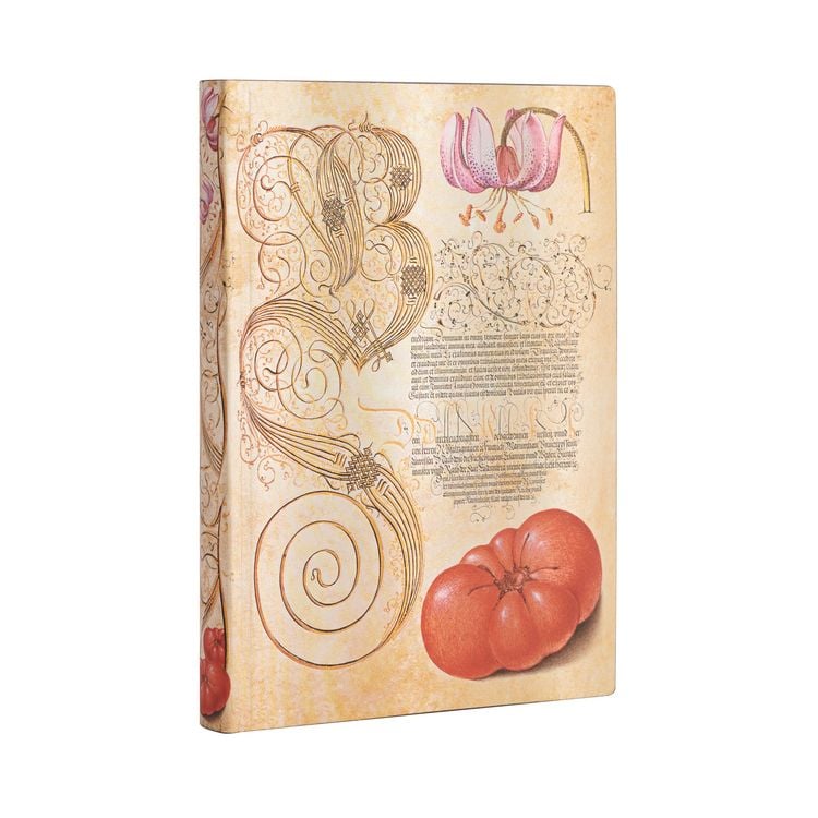 Produktbild: Softcover Notizbuch Lilie & Tomate, Midi, Liniert