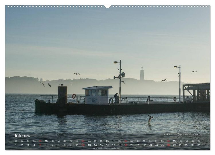 Produktbild: Zauberhaftes Lissabon (Wandkalender 2026 DIN A2 quer), CALVENDO Monatskalender