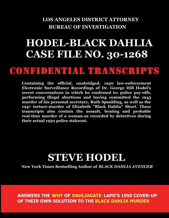 Produktbild: Hodel-Black Dahlia Case File No. 30-1268