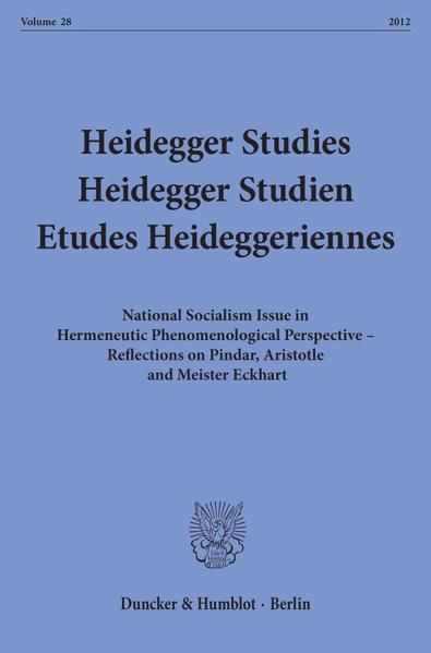 Produktbild: Heidegger Studies - Heidegger Studien - Etudes Heideggeriennes.