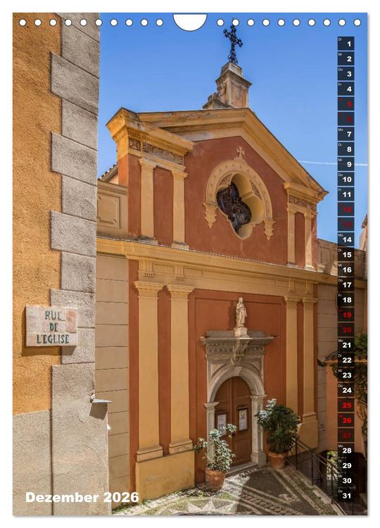 Produktbild: C&Ocirc;TE D&rsquo;AZUR Idyllische Orte (Wandkalender 2026 DIN A4 hoch), CALVENDO Monatskalender
