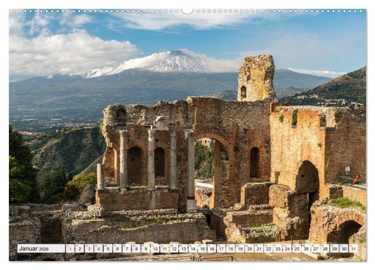 Produktbild: Italien - Sizilien (Wandkalender 2026 DIN A2 quer), CALVENDO Monatskalender