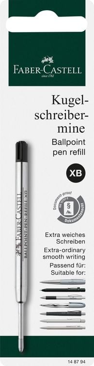 Produktbild: Faber-Castell Kugelschreibermine XB schwarz