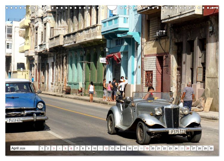 Produktbild: Englische Roadster - Oldtimer Schmuckst&uuml;cke der F&uuml;nfziger Jahre (Wandkalender 2026 DIN A3 quer), CALVENDO Monatskalender