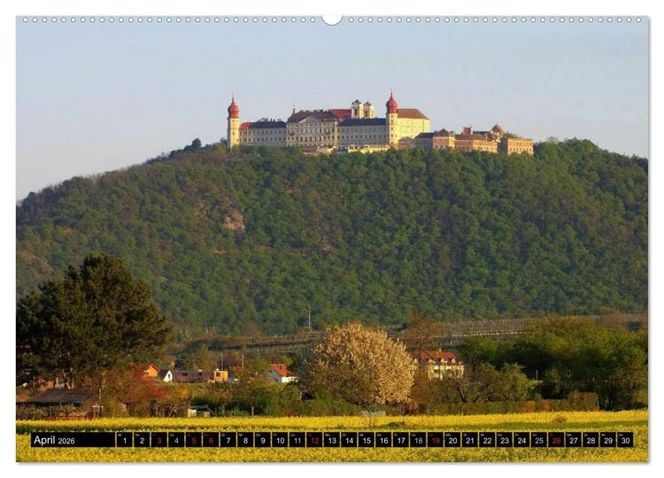 Produktbild: Die Wachau - An der Donau zwischen Melk und Krems (Wandkalender 2026 DIN A2 quer), CALVENDO Monatskalender