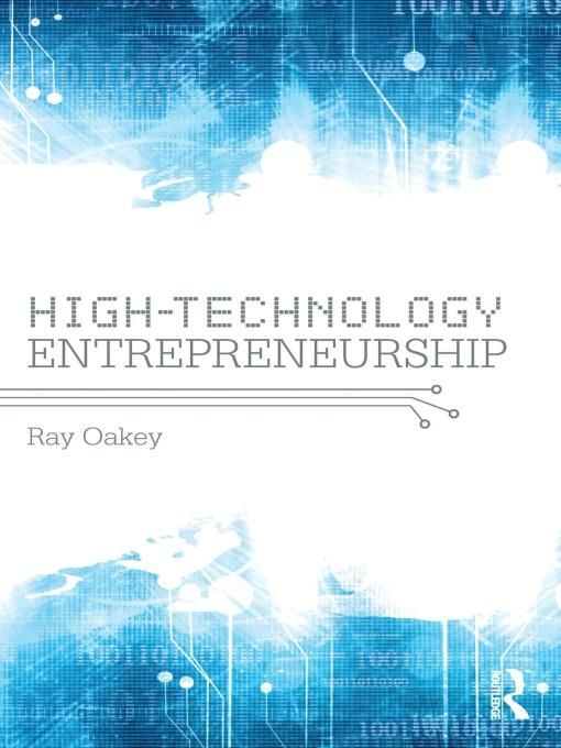 Produktbild: High-Technology Entrepreneurship