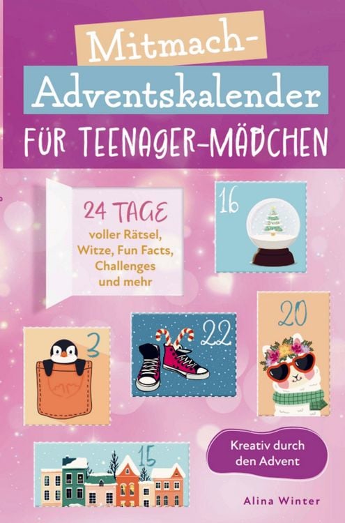 Produktbild: Mitmach-Adventskalender f&uuml;r Teenager M&auml;dchen - Kreativ durch den Advent